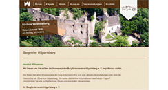 Desktop Screenshot of burgverein-hilgartsberg.de